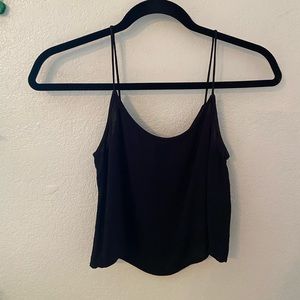 Black tank top